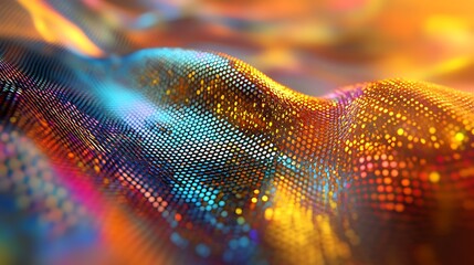 Abstract colorful digital fabric texture