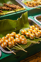 Indonesian Street Food, captured on July 13, 2025. A mix of local favorites like fried rice, satay,...