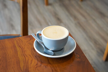 Hot Aren Latte, Indonesia, captured on July 13, 2025. A warm blend of strong local coffee, steamed...