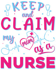 Proud Nurse – Compassion, Strength, and Care in Every Beat, nurse t-shirt design