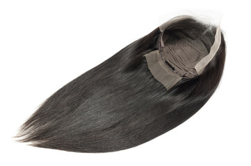 remy straight black human hair weaves wigs 