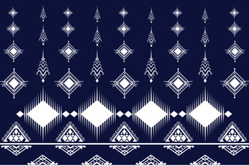 Geometric ethnic seamless pattern colorful. traditional ethnic oriental style vector pattern