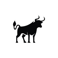 Bull Vector Silhouette