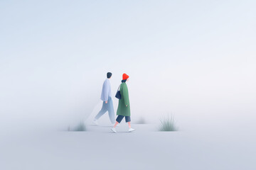 Obraz premium create photorealistic ultraminimalist illustration perfect for modern websites homepage