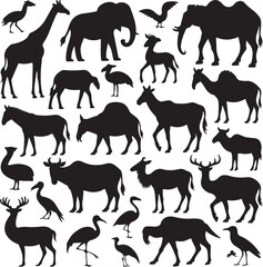 Walking Elephant Silhouette Vector Illustration

African Elephant with Trunk Up Silhouette Design

Cartoon Baby Elephant Outline Vector

Wild Elephant Silhouette for Safari or Jungle Theme

Elegant El