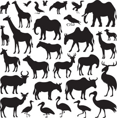 Walking Elephant Silhouette Vector Illustration

African Elephant with Trunk Up Silhouette Design

Cartoon Baby Elephant Outline Vector

Wild Elephant Silhouette for Safari or Jungle Theme

Elegant El