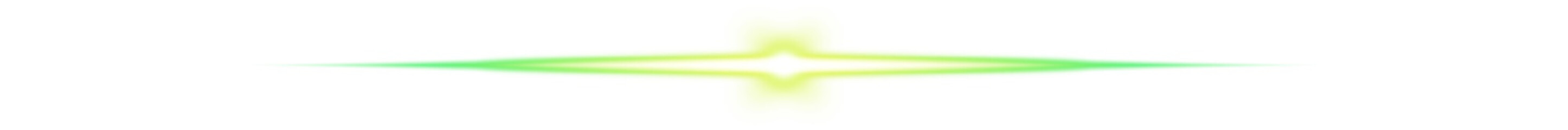 Green Energy Flare on Transparent Background
