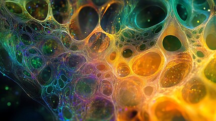 Abstract colorful network texture