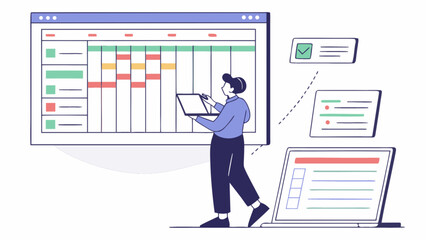 Project management software for task scheduling and workflow automation on a team collaboration platform