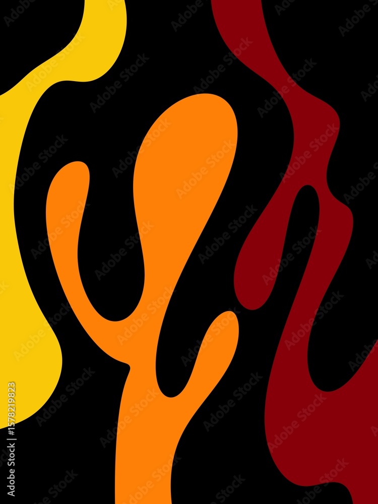 Poster abstract background with colorful pattern