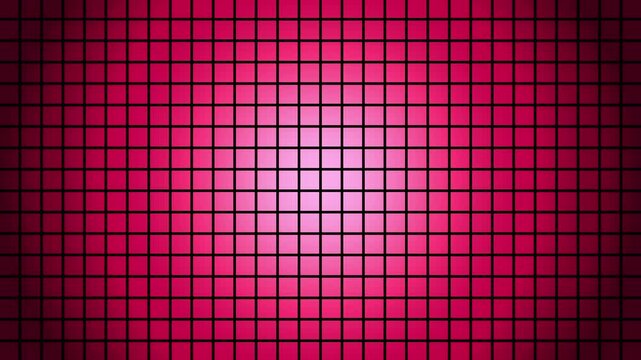 タイル柄の壁にスポットライトを照らすイメージ　 tile_002