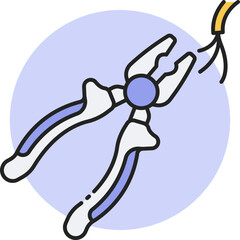 Pliers Illustration Icon