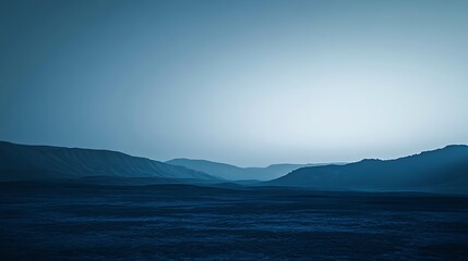 Blue mountain landscape