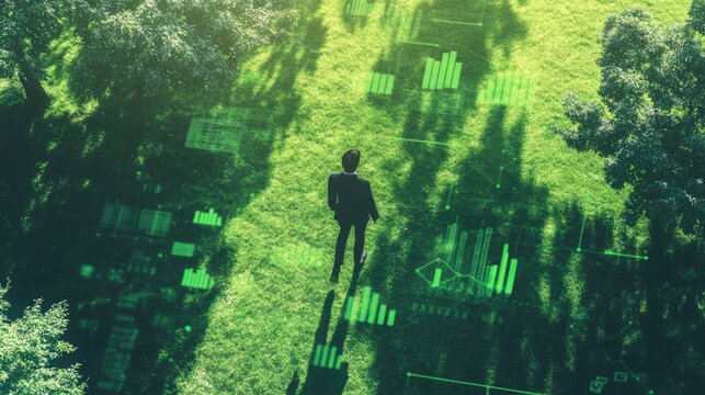 Green Business Technology: Sustainable Growth in Nature - Powered by Adobe