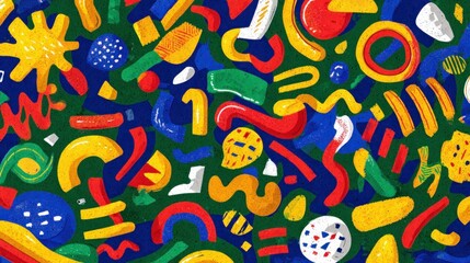 Naklejka premium Colorful abstract pattern design