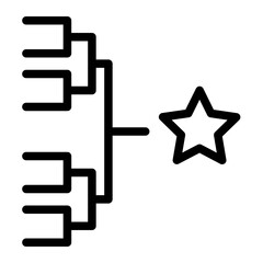 Tournament Bracket Icon