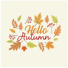 autumn leaves frame