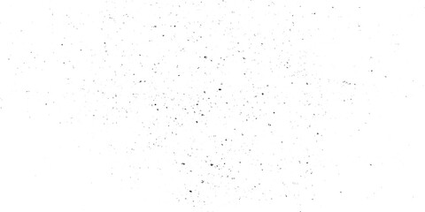 Dirty or dust film grain speck grit grunge overlay on white Speckle grain dot white paper noise texture with distress effect vector illustration pattern background.