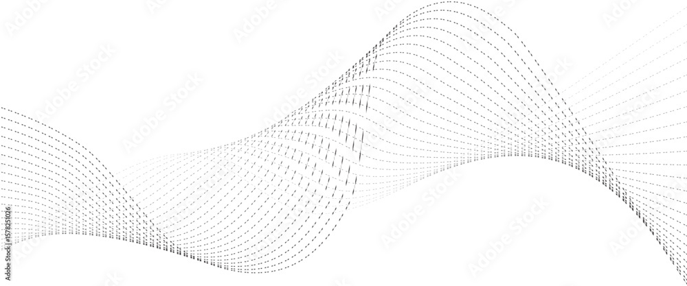 Poster vector grey with dynamic waves for business design with modern backdrop design for business, present
