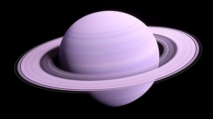 Cosmic sphere and rings visual in space