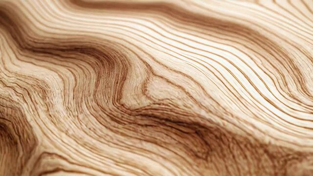 Smooth wavy wood grain texture background showing growth rings