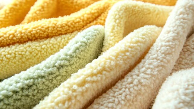 Soft textured fabric pastel colors cozy warm folds close up material textile soft texture cozy warm fold close up material textile soft textured fabric warm pastel cozy warm folds close up material
