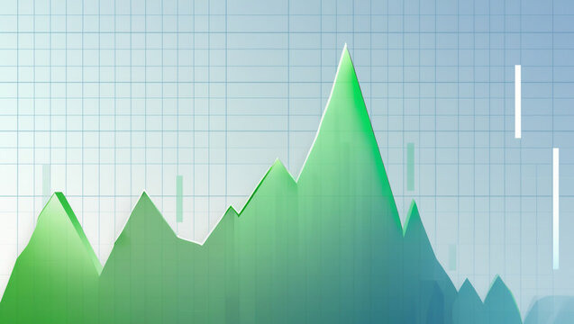 Stock market chart financial graph investment growth business data analysis diagram report diagrammatic