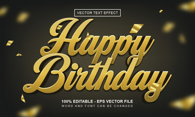 Happy birthday Text Effect