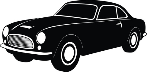 1960s gentleman's express - Sweeping roofline silhouette, EPS JPEG PNG