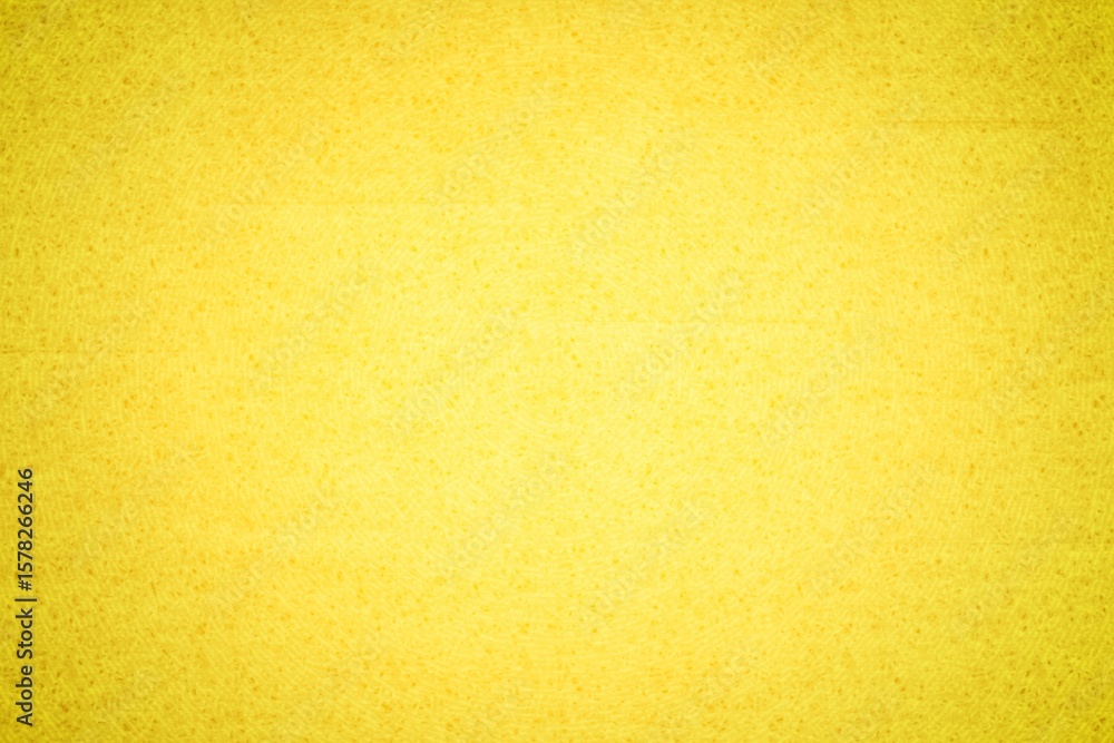 Poster yellow textured surface is covering entire frame in flat design with subtle radial gradient