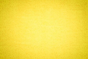 Yellow textured surface is covering entire frame in flat design with subtle radial gradient