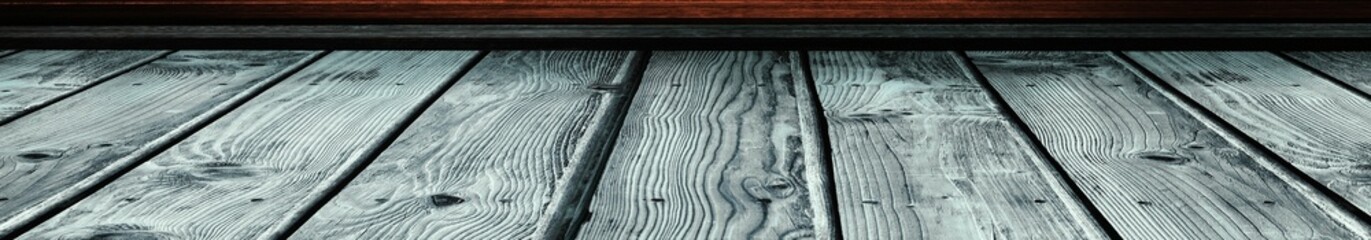 Weathered wooden floor is being shown in flat design, with visible grain patterns and knots