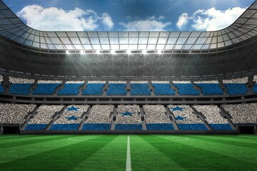 Stadium full of honduras football fans