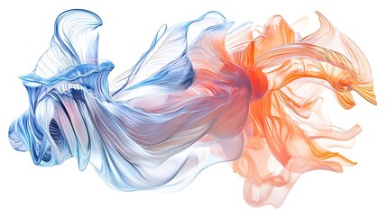 Abstract fluid colors design