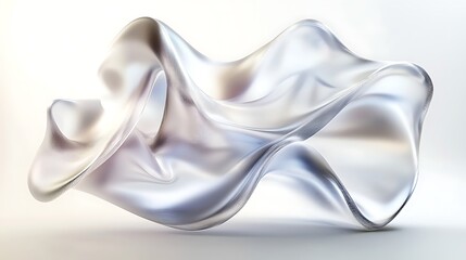 Abstract geometric sculptural form