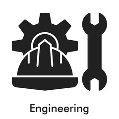 Engineering Icon - Glyph Style