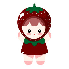Cute Strawberry Kid
