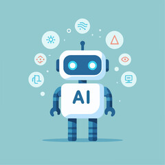 illustration of AI robot