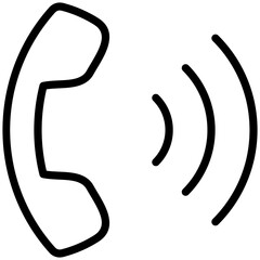 phone call icon for contact us, business, website, application, printing, document, poster design, etc