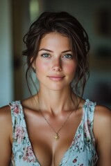 My skin is beautiful: Portrait of a woman  her natural beauty and radiant skin with confidence and pride, Generative AI