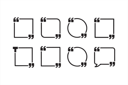 Square, Rounded, Circular and Speech Bubble Designs for Typography and Content