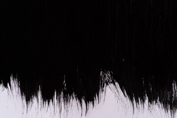 黒色の絵具の模様	