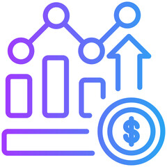 Growth icon for weather, website, application, printing, document, poster design, etc