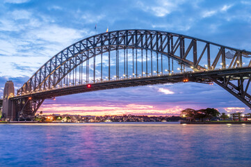 Naklejka premium Sunset in Sydney