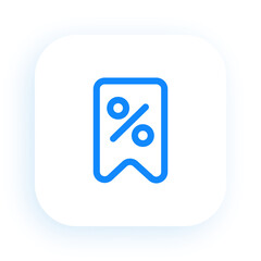 Discount Tag Symbol for Promotion and Sales Offer