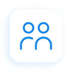 Friendship Symbol for Friends or Social Group