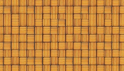 Seamless vector pattern of a modern Japanese tatami mat grid in subtle earthy tones,  surface,  background