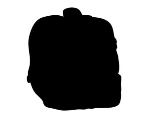 Silhouette of a pumpkin a popular autumnal symbol and decorative element