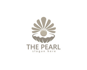 creative shell, pearl logo, open shell reveals a pearl, logo design inspiration