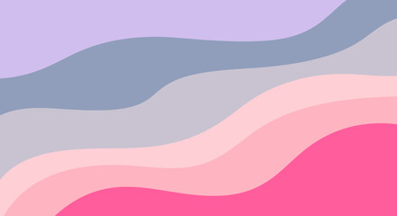 Fototapeta premium Colorful wave background features flowing shades of pink, purple and grey